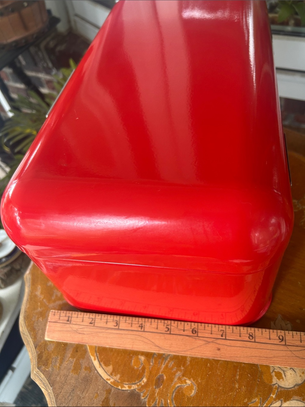 Red Bread Box Storage Container - Picture 9 of 10